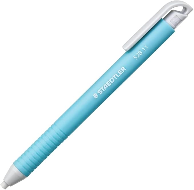 STAEDTLER Vinyl Eraser Holder 6-Pack: 3 Units Retractable Erasers - Image 7