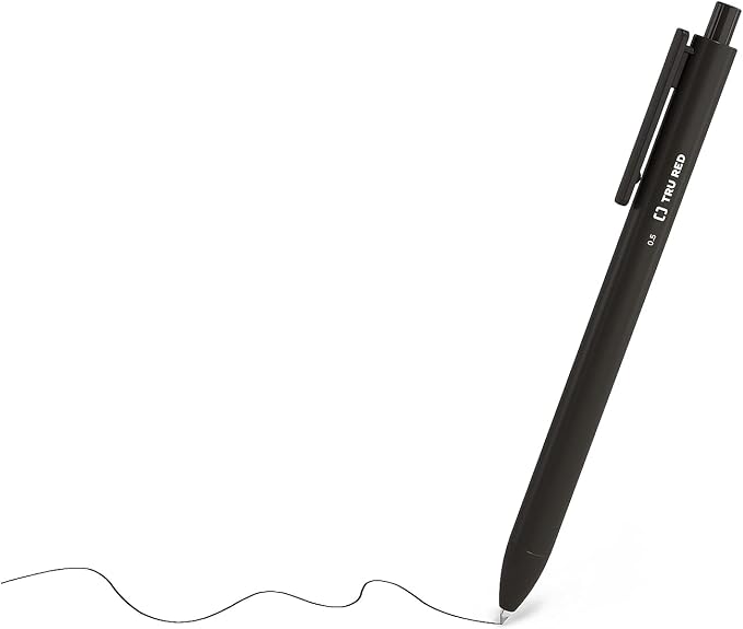 TRU RED Retractable Gel Pens, Fine Point 0.5mm, 24 Pack – Quick‑Dry Pens - Image 3