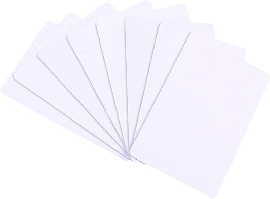 55 Pack - Premium Blank PVC Cards by Klmnduo