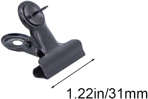 30pcs Metal Push Pins Clips 31mm - Image 2