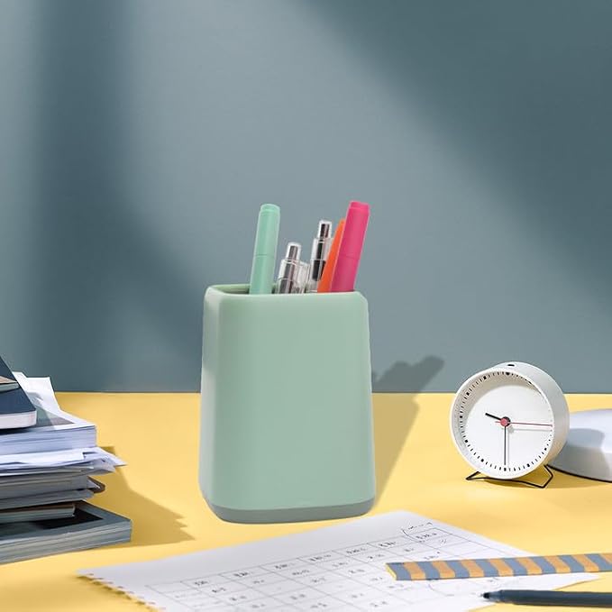 ZUFECY Pencil Holder, Pen Cup Makeup Brush Holder, Desktop Organizer Storage - Image 4