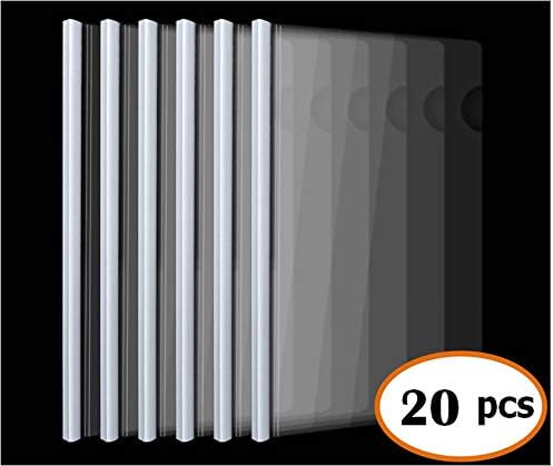 Plastic File Folder 10mm Sliding Bar Report Covers, 40 Sheet Capacity, - Image 2