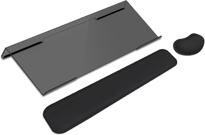 Computer Keyboard Wrist Rest Stand Set by WBWEIRDBEAST