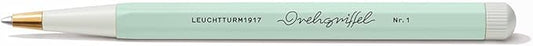 LEUCHTTURM1917 - Drehgriffel Writing Pen (Mint Green) - Ballpoint Pen with Royal Blue Ink Included