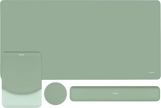 MOSISO Keyboard Mouse Pad Set, Large Gaming Mouse Pad&Rectangular Keyboard by MOSISO