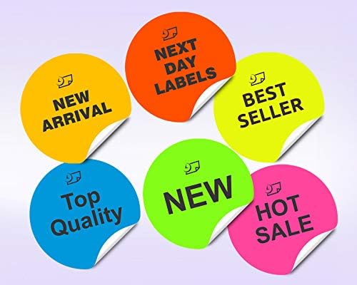 NextDayLabels 8-1/2 x 11" Neon Color High Light Fluorescent Labels - Image 5