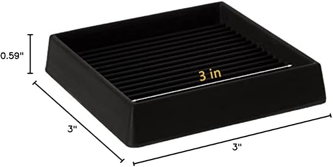 VOCOMO 3X3 Rubber Caster Cups, Non Slip Furniture Pads, Anti-Slip Furniture - Image 8