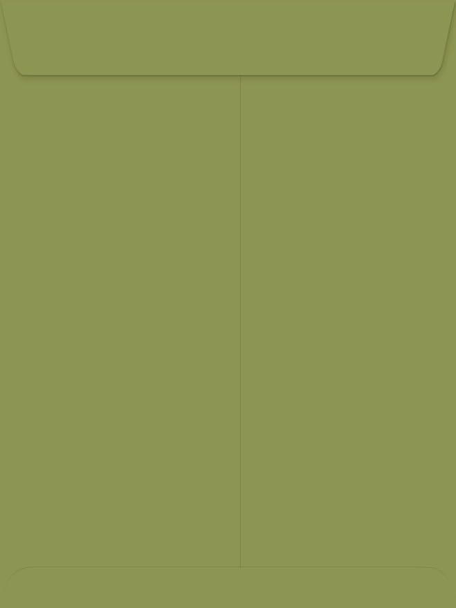 LUXPaper 9 x 12 Open End Envelopes | Peel & Press | Avocado Green | 70lb. Text by LUXPaper