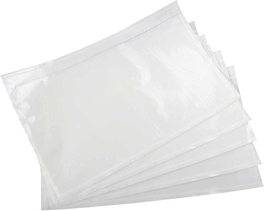 7.5" x 5.5" Packing List Pouches, 500 Pack Shipping Label Envelopes Clear by TAPSIN