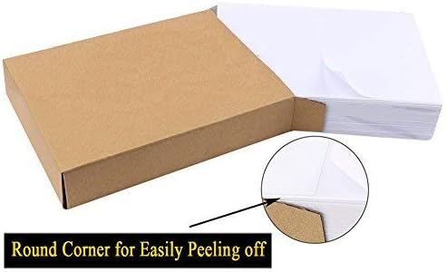 Shipping Label with Rounded Corner, 8.5 x 5.5 Inches Half Sheet Self Adhesive - Image 2