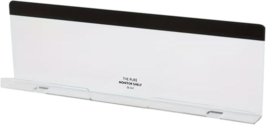 Acrylic Monitor Memo Board, 26x8.2x2.3cm Sticky Note Organizer by Unknown
