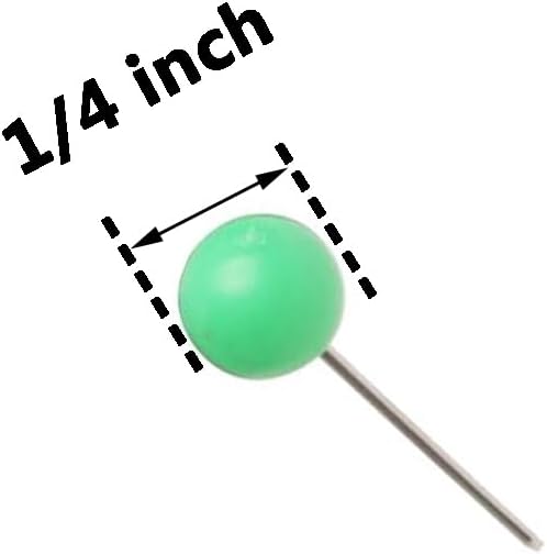 Tupalizy 100PCS 1/4 Inch Small Round Head Map Tacks Pins - Image 4