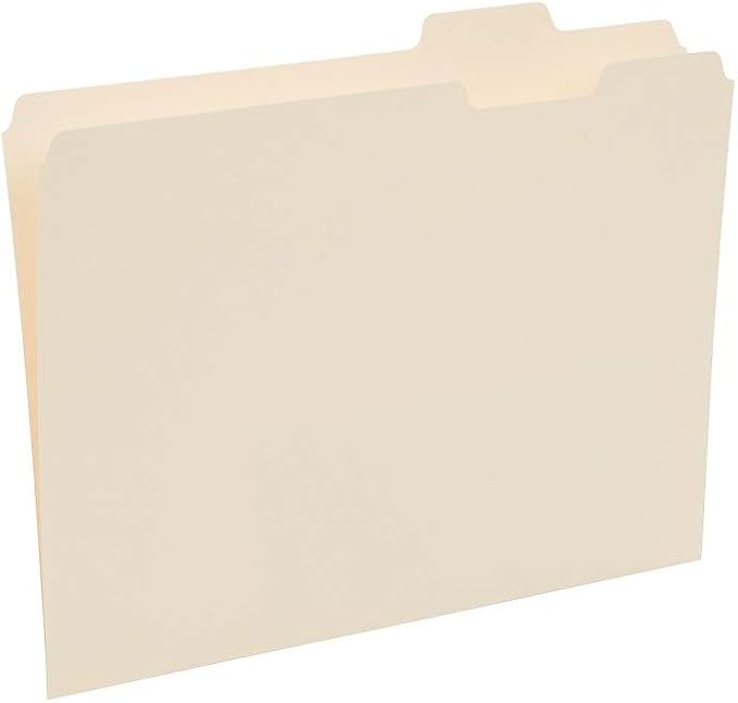 Staples File Folders, Letter Size, 1/5‑Cut Tabs, Durable Paper Stock - Image 6