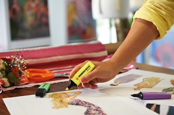 STABILO - BOSS ORIGINAL - Highlighter - Pack of 4 - Yellow - Image 5