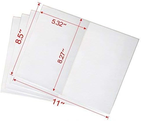Shipping Label with Rounded Corner, 8.5 x 5.5 Inches Half Sheet Self Adhesive - Image 2