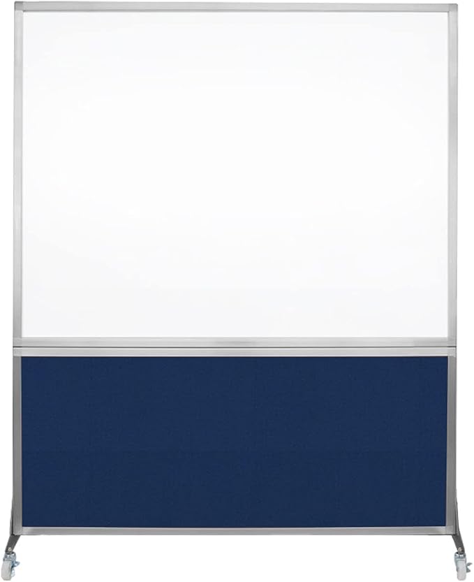 DivideWrite Mobile Whiteboard | Double Sided Dry Erase Board | Portable Office by VERSARE