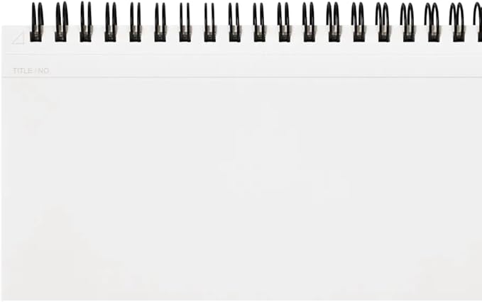 Maruman Mnemosyne Grid Notebook- Horizontal A5 Layout, 5.83" x 8.27", 70 Sheets - Image 3