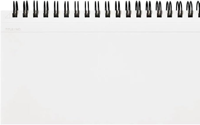 Maruman Mnemosyne Unruled Notebook- Horizontal A5, 5.83" x 8.27", 70 Sheets / - Image 3