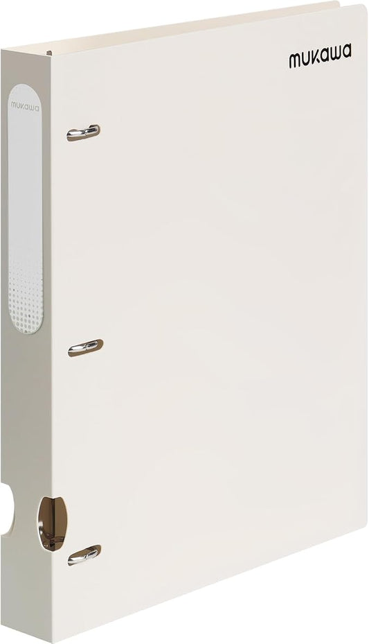 MUKAWA 1 Inch 3 Ring Binder, D-Ring Binder Holds 250 Sheets, PP Cover by Unknown