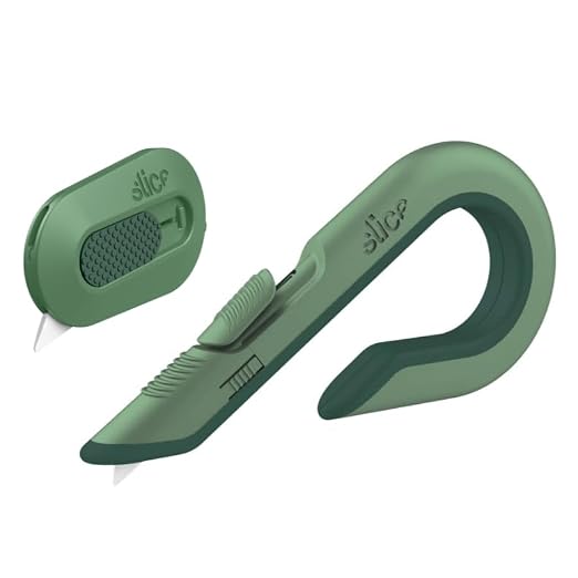 Slice Box Cutter, Heavy Duty Utility Knife, Safe Ceramic Blade Lasting 11x by SliceInc