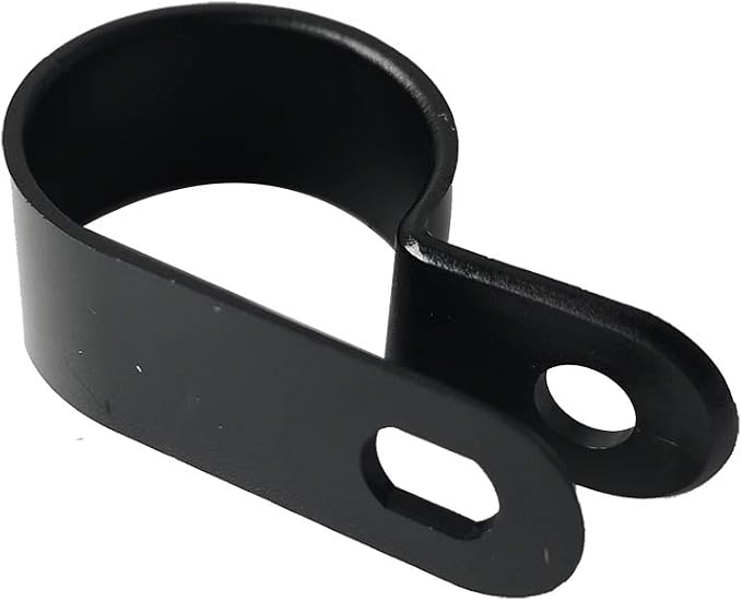 Cable Clamp 200 Pcs Black Nylon Screws Plastic R-Type Cable Clamp Clips - Image 5