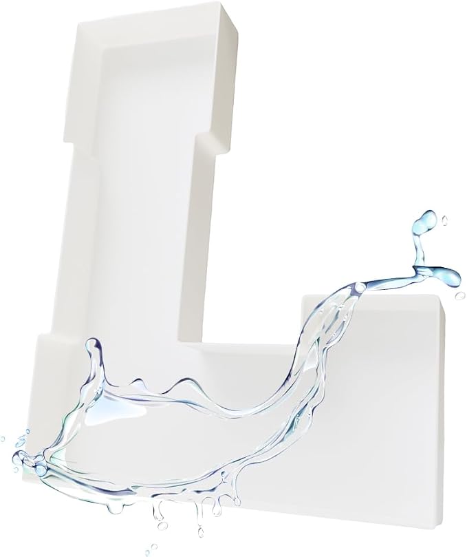 Plastic Fillable Letter Charcuterie Box, 10in Reusable Alphabet Shaped Tray - Image 5