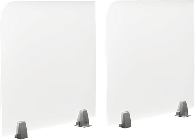 KONKENIE Acrylic Office Privacy Partition Indoor Desk Divider Guard Rectangle - Image 6