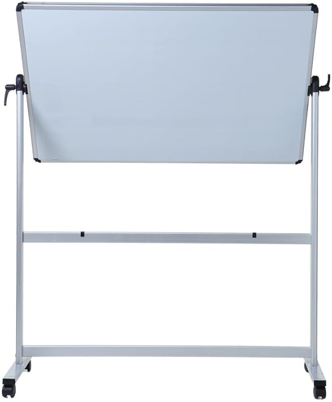 VIZ-PRO Double-Sided Magnetic Mobile Whiteboard, 72 x 48 Inches, Rolling Dry - Image 4