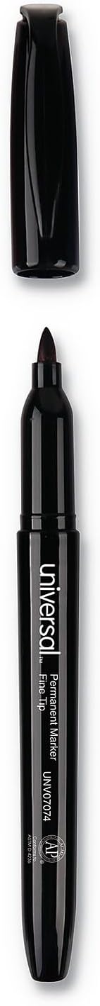 Universal UNV07074 Fine Bullet Tip Pen-Style Permanent Marker - Image 6