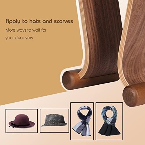 SAMDI Wood Headphone Stand, Headphone Holder Wood Headset Stand Compatible - Image 2