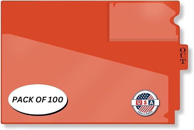 Doctor Stuff - Center Tab Vinyl Out Guides, Diagonal Cut Front Pocket, Top by DoctorStuff