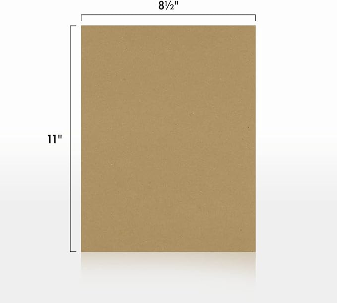 LUXPaper 8.5" x 11" Paper | Letter Size | Grocery Bag Brown | 70lb. Text | 50 - Image 2