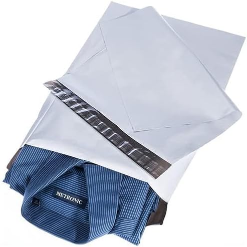 Metronic Poly Mailers 12x15.5 200 Pack White, Medium Size Shipping Bags - Image 2
