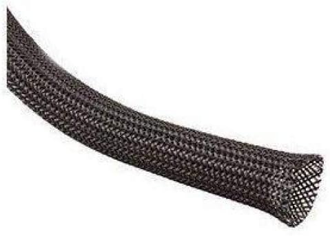 Techflex CCP1.50BK25 Flexo Clean Cut 1 1/2-Inch Braided Cable Sleeve by Electriduct
