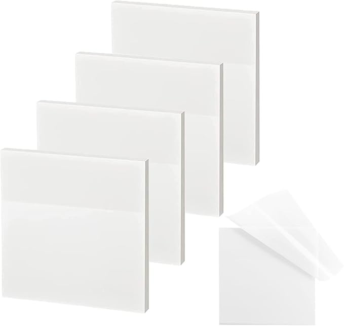 Transparent Sticky Notes by ENLUOM