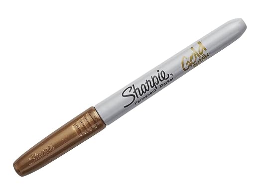 Sharpie Metallic Fine Point Permanent Markers 2/Pkg-Gold & Silver - Image 3