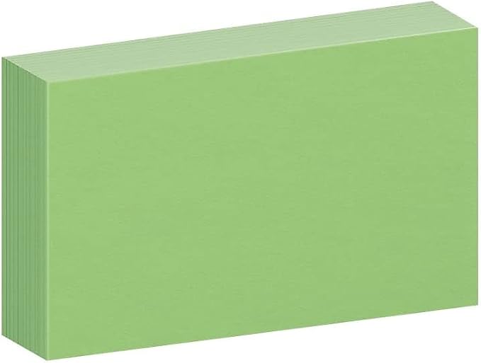 Oxford Blank Color Index Cards, 100 Per Pack - Image 2