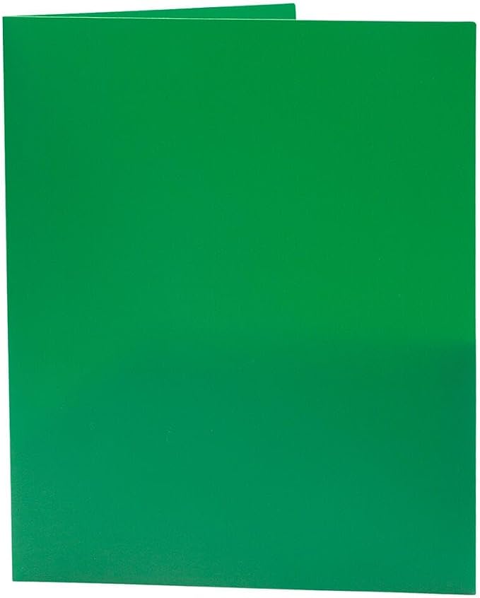 JAM PAPER Plastic 2 Pocket POP Folders - Image 3
