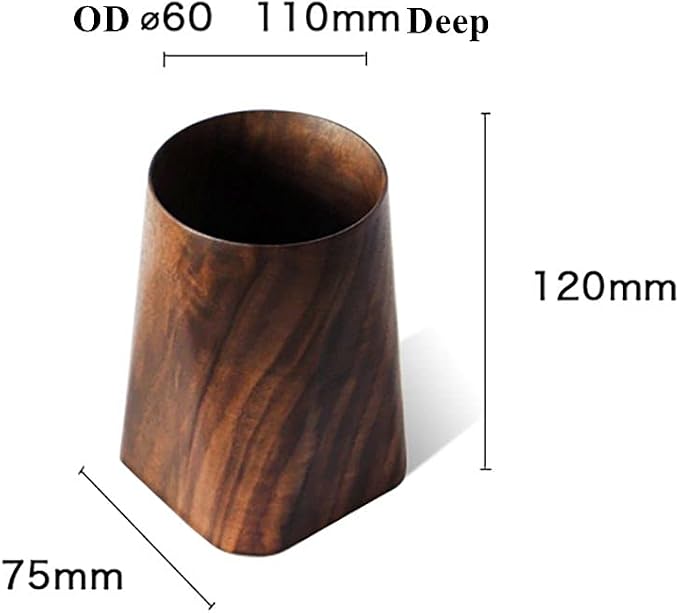 Durable Whole Piece Black Walnut Pencil Wood Pen Holder Wooden Desktop Pencil - Image 4