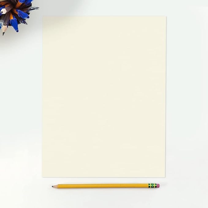 LUXPaper 8.5" x 11" Classic Crest Paper | Letter Size | Natural White | 70lb. - Image 3