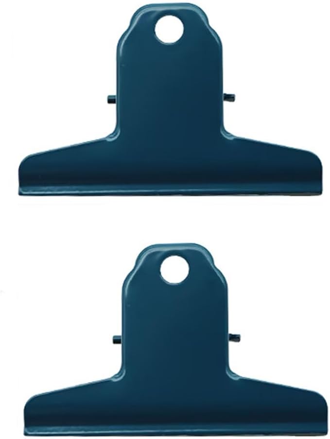 2PCS Extra Large Binder Clips Metal Bulldog Clip Large Paper Clamp Holder by SEEKRARE
