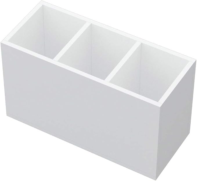 NIUBEE Acrylic Pen Holder 3 Compartments by NIUBEE