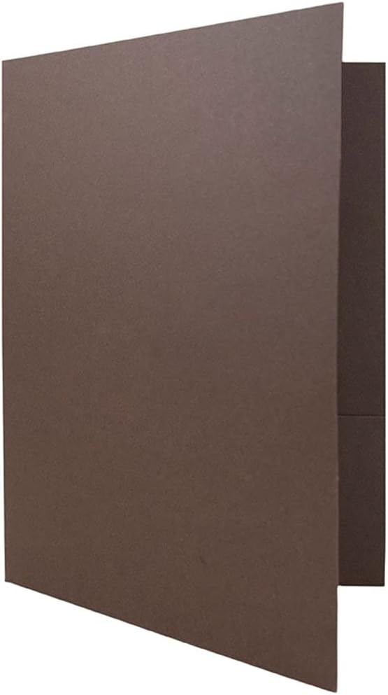 JAM PAPER Two Pocket Textured Linen Presentation Folders - Image 4