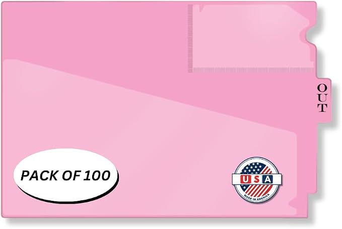 Doctor Stuff - Center Tab Vinyl Out Guides, Diagonal Cut Front Pocket, Top by DoctorStuff