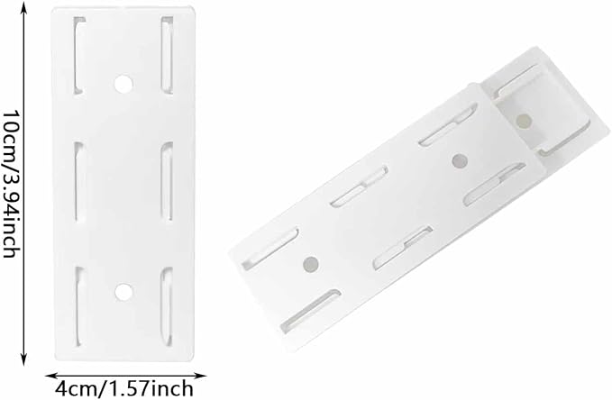 12 Pack Adhesive Punch Free Socket Holder, Self-Adhesive Desktop Socket Fixer - Image 2