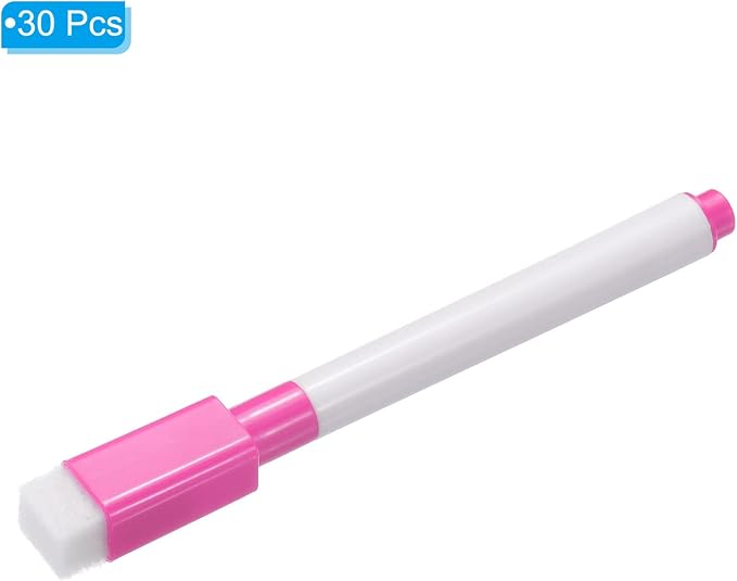 PATIKIL Dry Erase Marker Pens, 30 Pack Rose Red Ink Fine Point Low Odor - Image 3