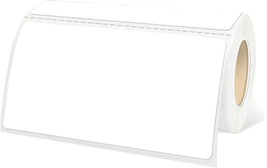 2×4 Inch White Removable Thermal Labels, Waterproof Thermal Label, 250 Sheets by Yeachlaing