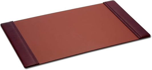 Dacasso Classic Leather Side Rail Desk pad, 38 x 24, Mocha