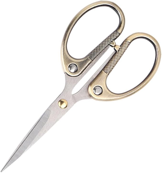 5" All Stainless Steel Office Scissors, Ultra Sharp Blade Shears, Sturdy Sharp by Aesosor