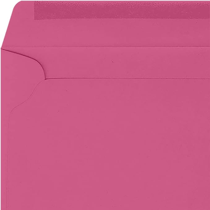 LUXPaper 9 x 12 Booklet Envelopes | Magenta Pink | 80lb. Text | 500 Qty - Image 3